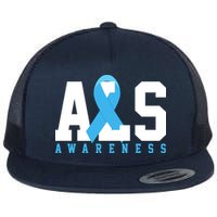 Als Blue Ribbon Awareness Flatbill Hat