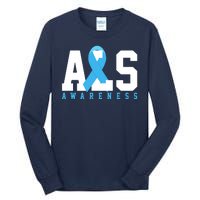 Als Blue Ribbon Awareness Tall Long Sleeve T-Shirt