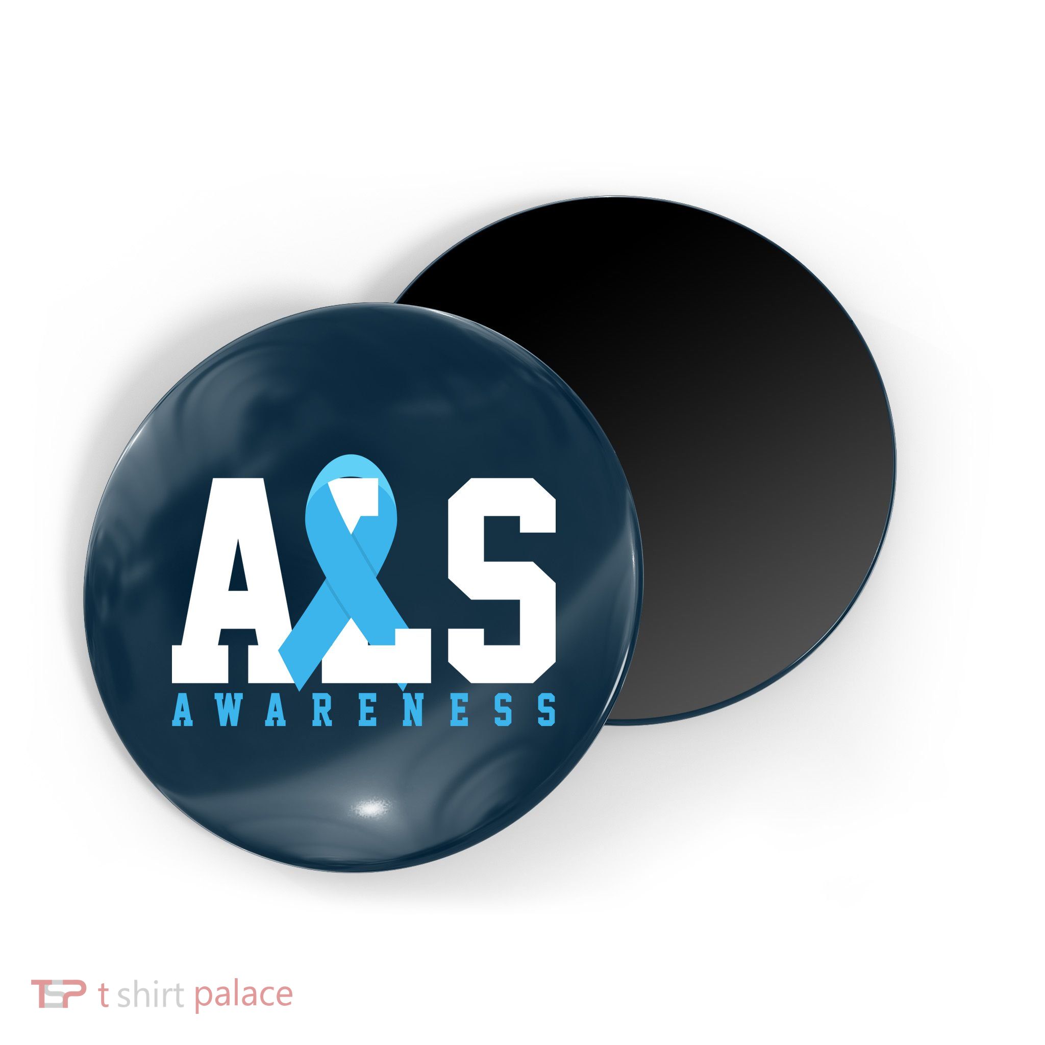Als Blue Ribbon Awareness Magnet
