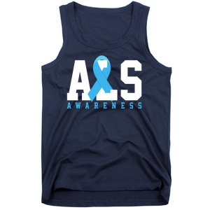 Als Blue Ribbon Awareness Tank Top