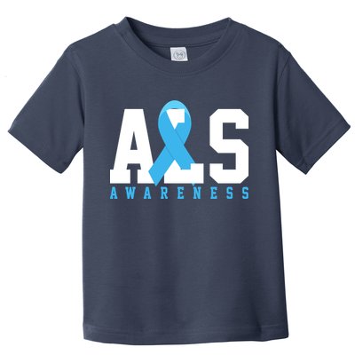 Als Blue Ribbon Awareness Toddler T-Shirt