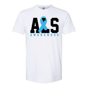 Als Blue Ribbon Awareness Softstyle CVC T-Shirt