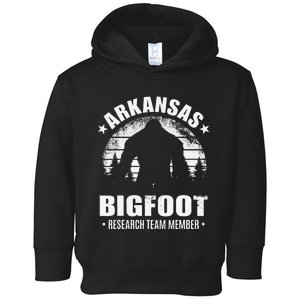 Arkansas Bigfoot Research Team Member Sasquatch Sunset Toddler Hoodie