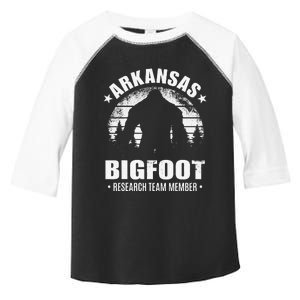 Arkansas Bigfoot Research Team Member Sasquatch Sunset Toddler Fine Jersey T-Shirt