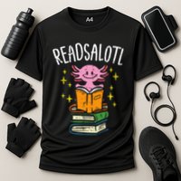 Axolotl Books Readsalotl Reading Bookworm Performance Shirt