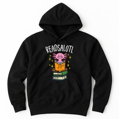 Axolotl Books Readsalotl Reading Bookworm Hoodie