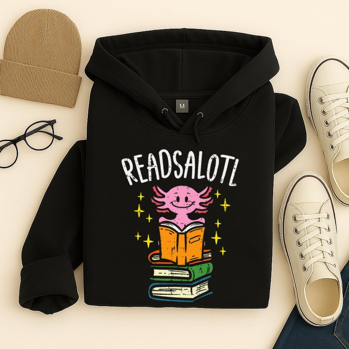 Axolotl Books Readsalotl Reading Bookworm Hoodie