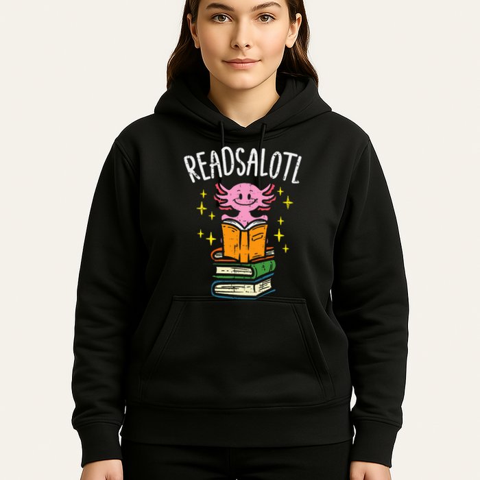 Axolotl Books Readsalotl Reading Bookworm Hoodie