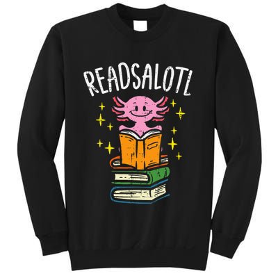 Axolotl Books Readsalotl Reading Bookworm Sweatshirt