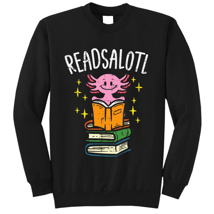 Axolotl Books Readsalotl Reading Bookworm Sweatshirt