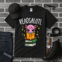 Axolotl Books Readsalotl Reading Bookworm Tall T-Shirt