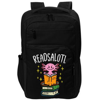 Axolotl Books Readsalotl Reading Bookworm Impact Tech Backpack