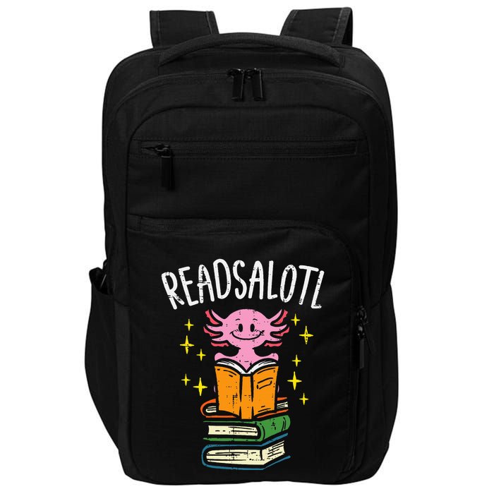 Axolotl Books Readsalotl Reading Bookworm Impact Tech Backpack