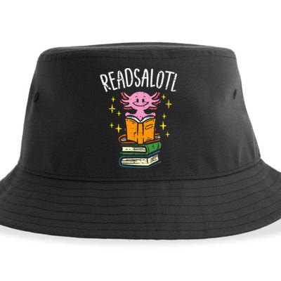 Axolotl Books Readsalotl Reading Bookworm Sustainable Bucket Hat