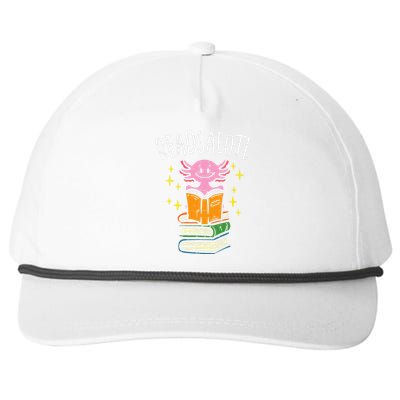 Axolotl Books Readsalotl Reading Bookworm Snapback Five-Panel Rope Hat