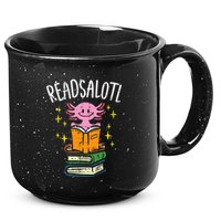 Axolotl Books Readsalotl Reading Bookworm 15oz Campfire Ceramic Mug