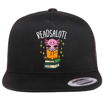 Axolotl Books Readsalotl Reading Bookworm Flatbill Hat