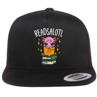 Axolotl Books Readsalotl Reading Bookworm Flatbill Hat