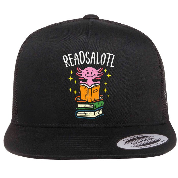 Axolotl Books Readsalotl Reading Bookworm Flatbill Hat