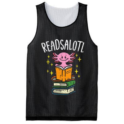 Axolotl Books Readsalotl Reading Bookworm Mesh Reversible Basketball Jersey Tank