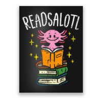 Axolotl Books Readsalotl Reading Bookworm Poster