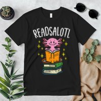 Axolotl Books Readsalotl Reading Bookworm Premium T-Shirt