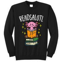 Axolotl Books Readsalotl Reading Bookworm Tall Sweatshirt