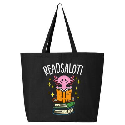 Axolotl Books Readsalotl Reading Bookworm 25L Jumbo Tote