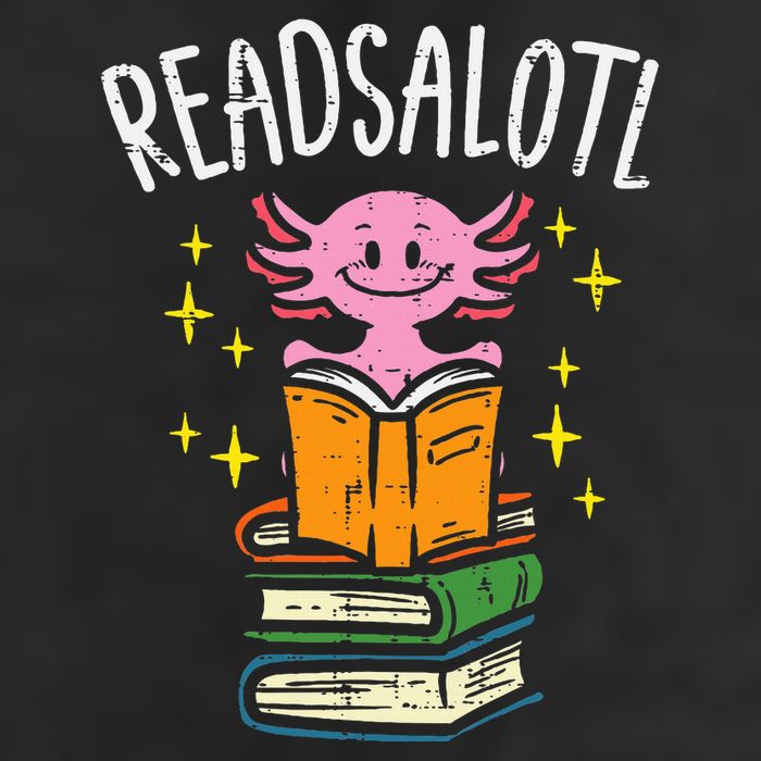 Axolotl Books Readsalotl Reading Bookworm 25L Jumbo Tote