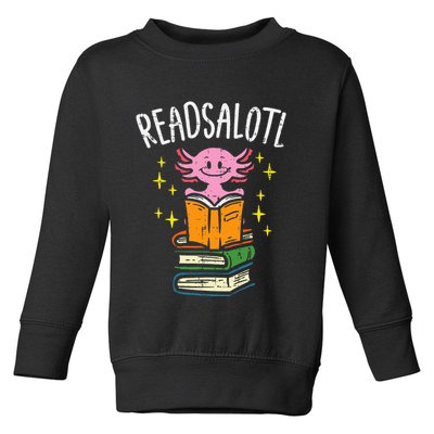 Axolotl Books Readsalotl Reading Bookworm Toddler Sweatshirt