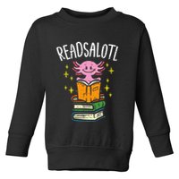 Axolotl Books Readsalotl Reading Bookworm Toddler Sweatshirt