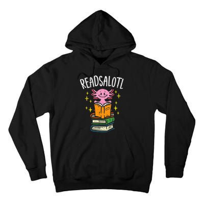Axolotl Books Readsalotl Reading Bookworm Tall Hoodie
