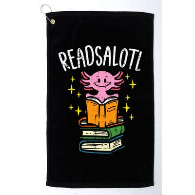 Axolotl Books Readsalotl Reading Bookworm Golf Towel