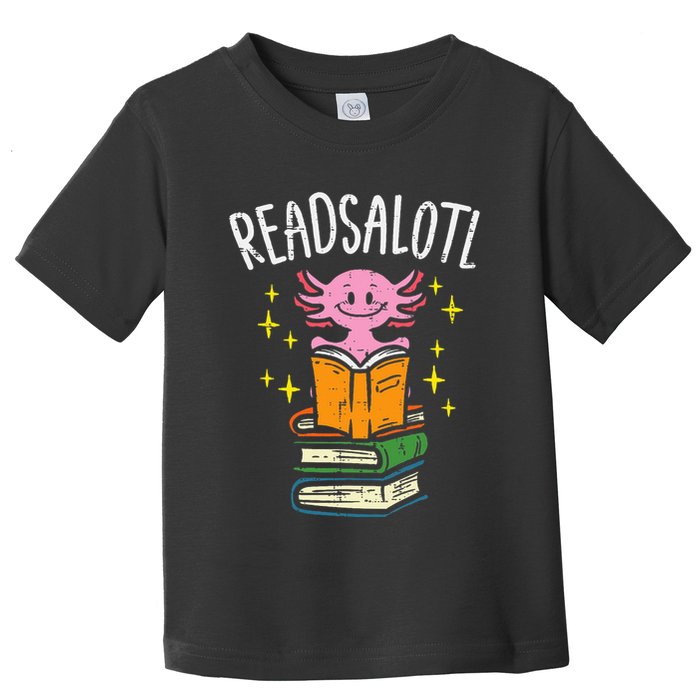 Axolotl Books Readsalotl Reading Bookworm Toddler T-Shirt