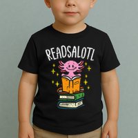 Axolotl Books Readsalotl Reading Bookworm Toddler T-Shirt