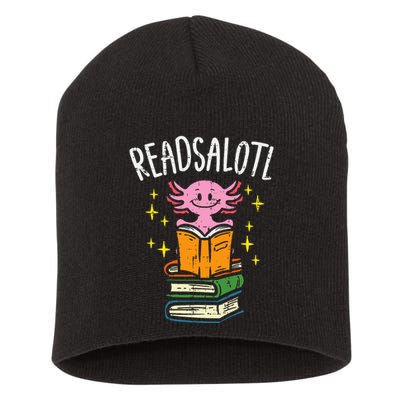 Axolotl Books Readsalotl Reading Bookworm Short Acrylic Beanie