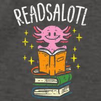 Axolotl Books Readsalotl Reading Bookworm Vector Backpack