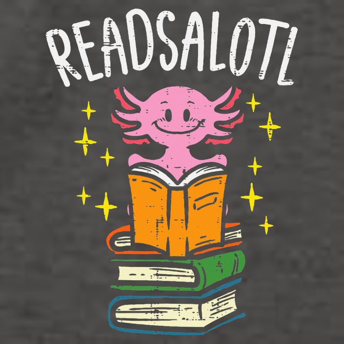 Axolotl Books Readsalotl Reading Bookworm Vector Backpack
