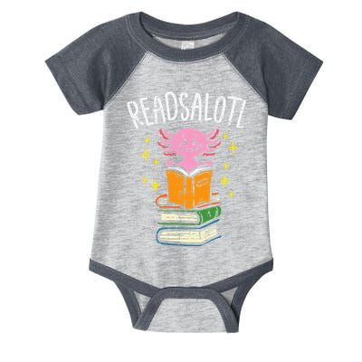 Axolotl Books Readsalotl Reading Bookworm Infant Baby Jersey Bodysuit