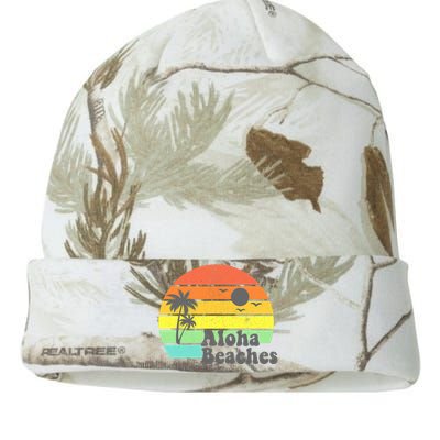 Aloha Beaches Retro Beach Vacation Summer Quote Wo Gifts Kati Licensed 12" Camo Beanie