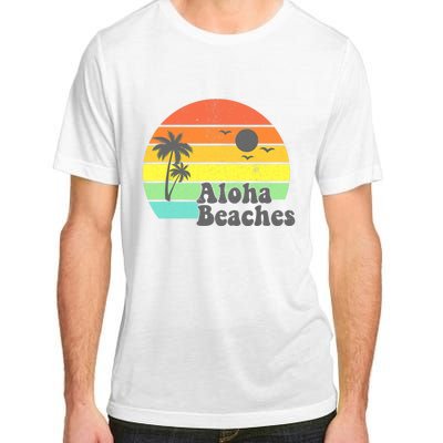 Aloha Beaches Retro Beach Vacation Summer Quote Wo Gifts Adult ChromaSoft Performance T-Shirt