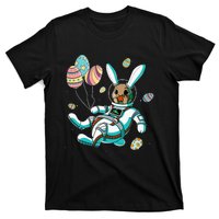 Astronaut Bunny Rabbit Planet Egg Easter Day T-Shirt