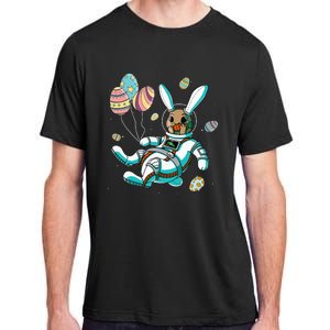 Astronaut Bunny Rabbit Planet Egg Easter Day Adult ChromaSoft Performance T-Shirt