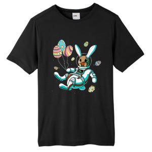 Astronaut Bunny Rabbit Planet Egg Easter Day Tall Fusion ChromaSoft Performance T-Shirt