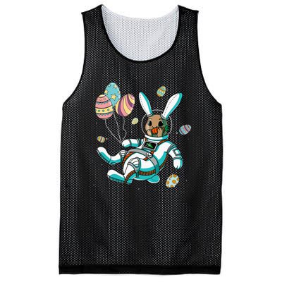 Astronaut Bunny Rabbit Planet Egg Easter Day Mesh Reversible Basketball Jersey Tank