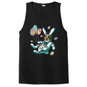 Astronaut Bunny Rabbit Planet Egg Easter Day PosiCharge Competitor Tank