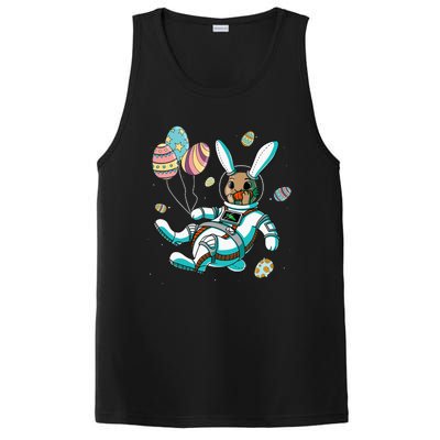 Astronaut Bunny Rabbit Planet Egg Easter Day PosiCharge Competitor Tank