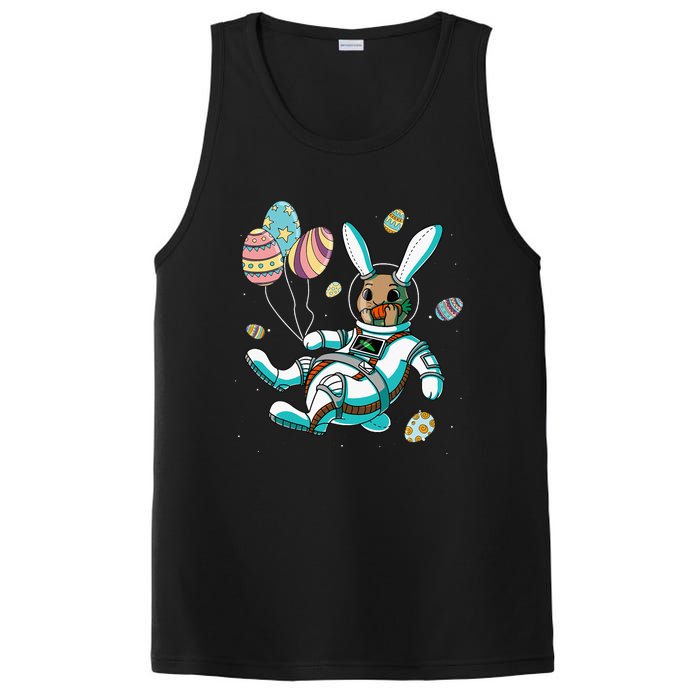 Astronaut Bunny Rabbit Planet Egg Easter Day PosiCharge Competitor Tank