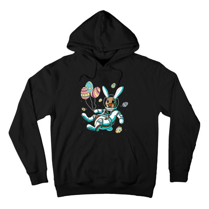 Astronaut Bunny Rabbit Planet Egg Easter Day Tall Hoodie