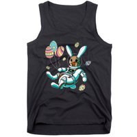 Astronaut Bunny Rabbit Planet Egg Easter Day Tank Top